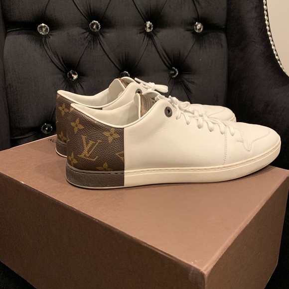 lv white shoes